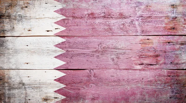 Bandera de Qatar — Foto de Stock