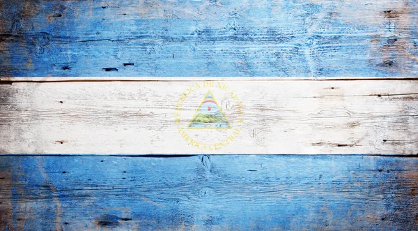 Σημαία της Νικαράγουας — Φωτογραφία Αρχείου