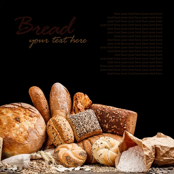 Diferentes tipos de pão Imagens De Bancos De Imagens