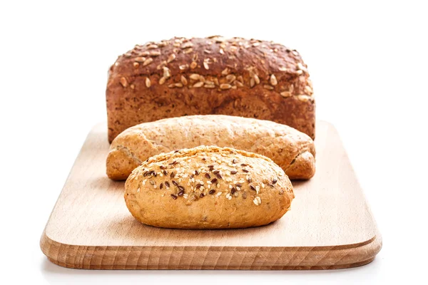 Olika typer av bröd — Stockfoto