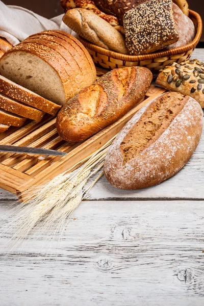 Krojonego chleba razowego — Zdjęcie stockowe