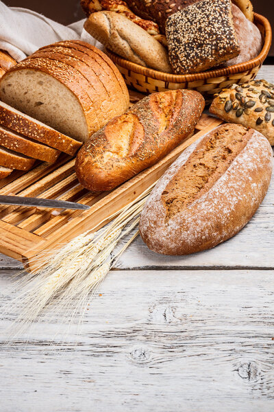 Sliced wholemeal bread