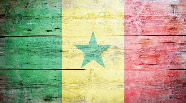 Vlag van senegal — Stockfoto