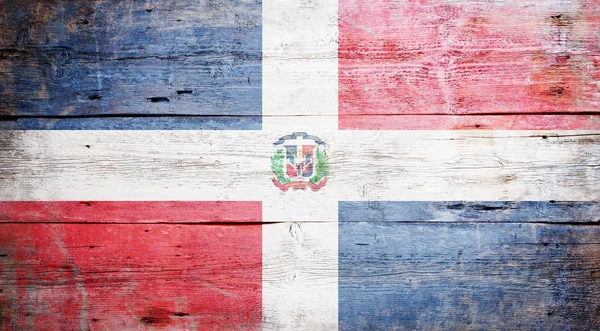 Флаг Доминиканской Республики — стоковое фото