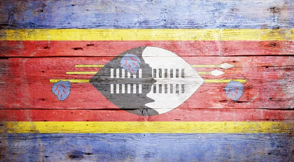 Flagga swaziland — Stockfoto