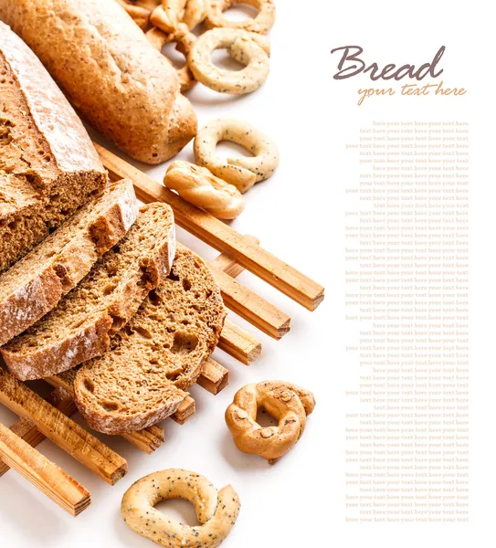 Fresh rye sliced bread — Stock Photo, Image