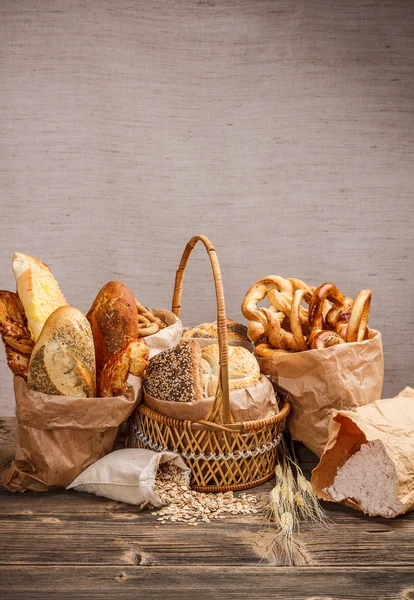 Composition with bread — Stock Photo, Image