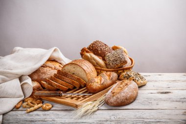 Mix of bread clipart