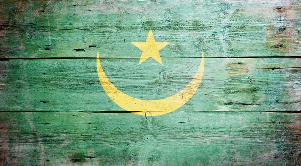 Mauritánia zászlaja — Stock Fotó