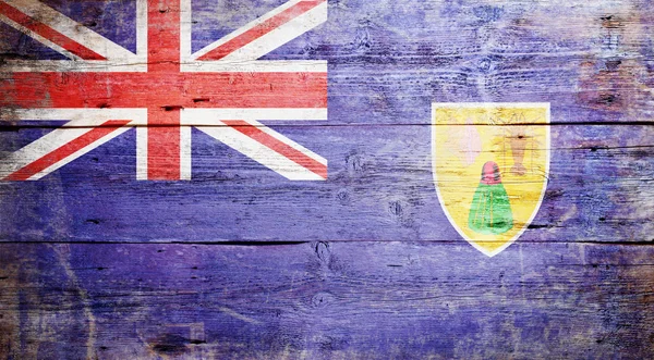 Turks-och Caicosöarnas flagga — Stockfoto