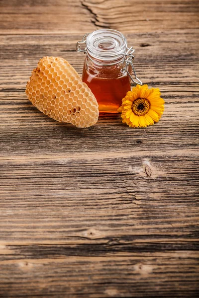 Tarro de miel — Foto de Stock