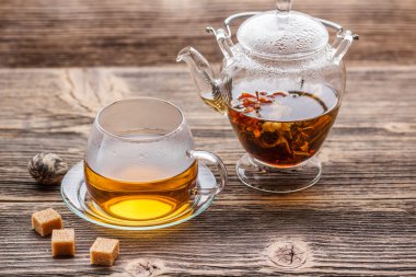 çiçek açan yeşil çay