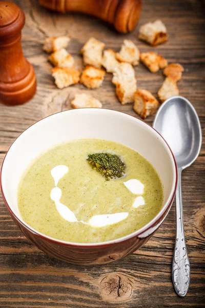 Sopa de brócoli —  Fotos de Stock