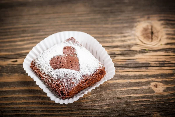 Bolinho de chocolate — Fotografia de Stock