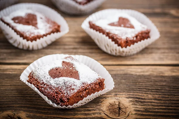 Choklad brownies — Stockfoto