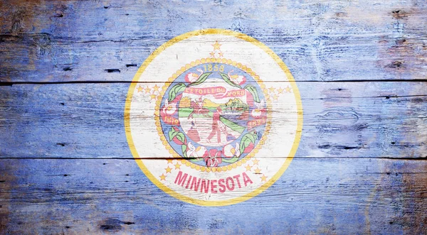 Bandeira do estado de Minnesota — Fotografia de Stock