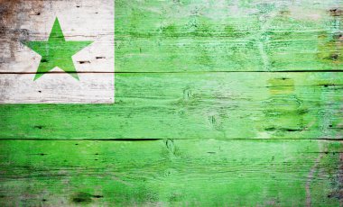 The Esperanto flag clipart