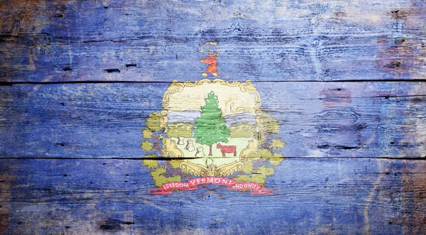 佛蒙特州的旗子 — 图库照片