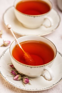 Bir fincan çay.