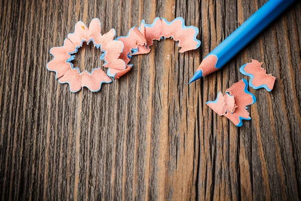 Bleistift blau — Stockfoto