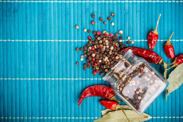 Mix of peppercorns — Stock Photo, Image