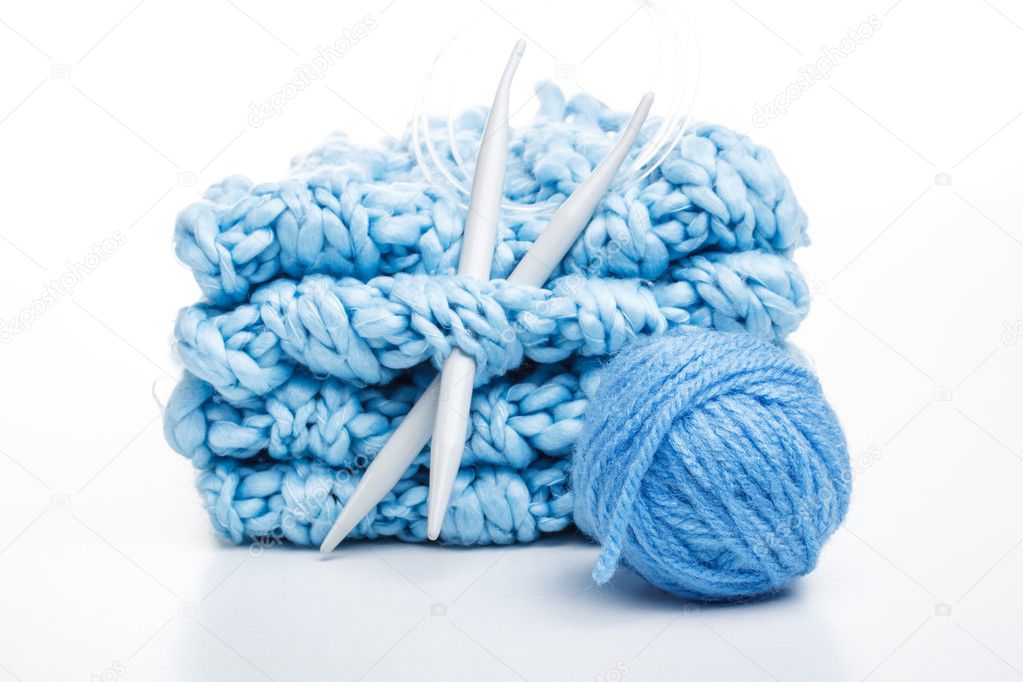 Needles and yarn