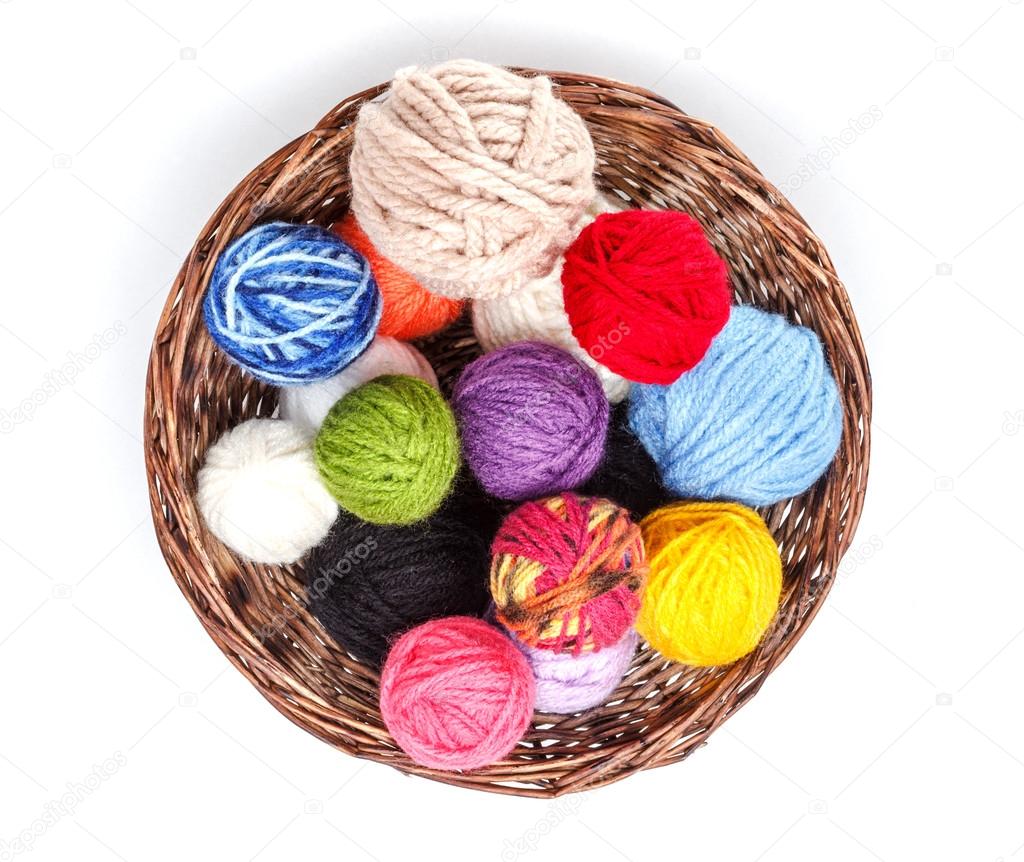 Knitting yarn balls
