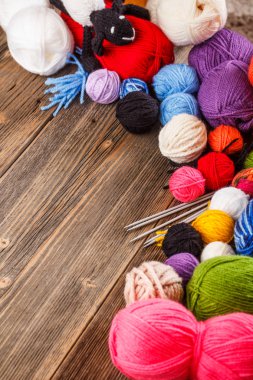 kare örgü ipliği ile