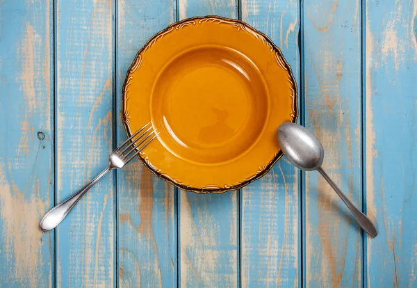 Brown dinner set — Stock Photo, Image