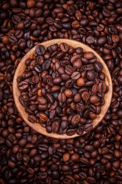 Chicchi di caffè torrefatto — Foto Stock