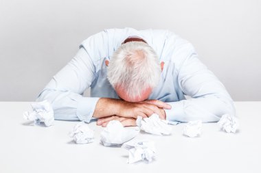 exhousted iş adamı