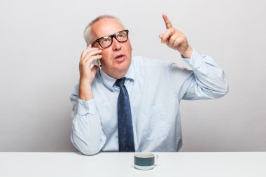 Orta yaşlı işadamı