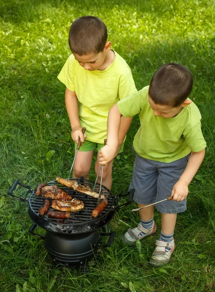 Barbecue feestje — Stockfoto