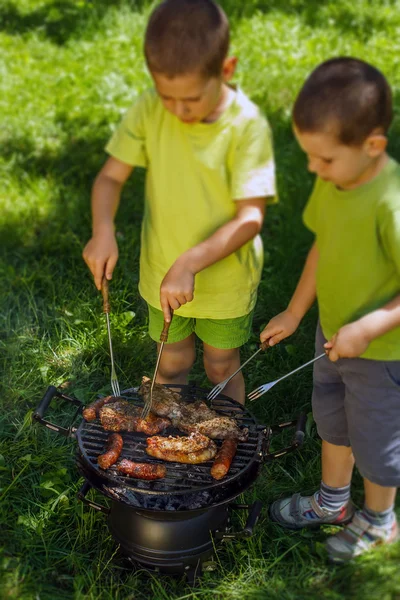 Barbecue feestje — Stockfoto