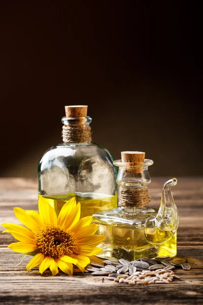 Two oil bottle — Stock Photo, Image