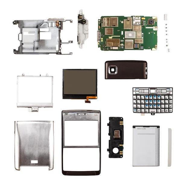 Mobile phone components — Stock Photo, Image