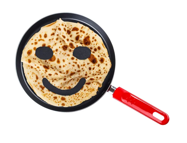 Smiling pancake — Stock Photo, Image