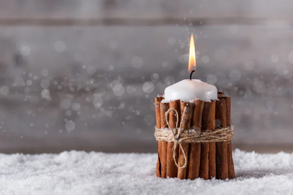 Kerst kaars — Stockfoto