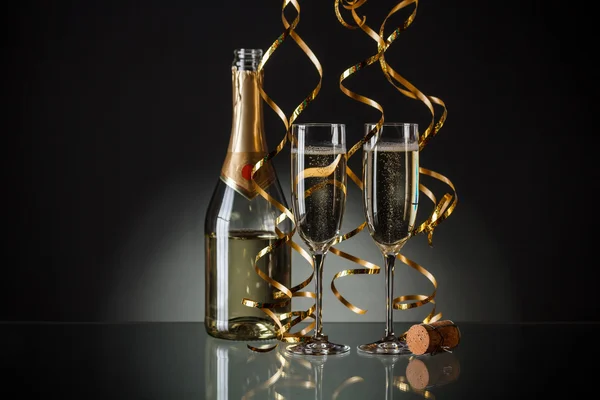 Champagne glasses — Stock Photo, Image