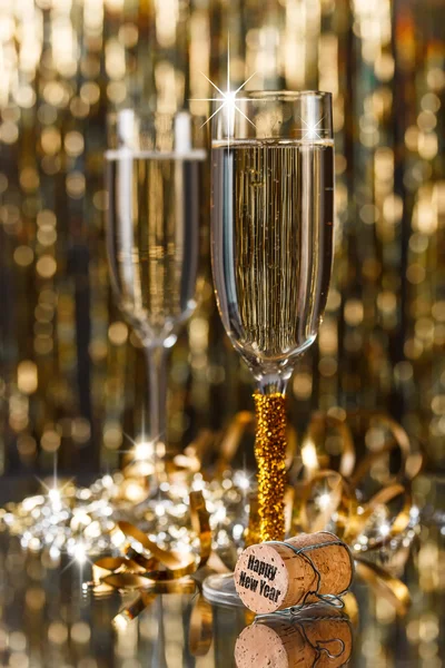 Glas champagne — Stockfoto