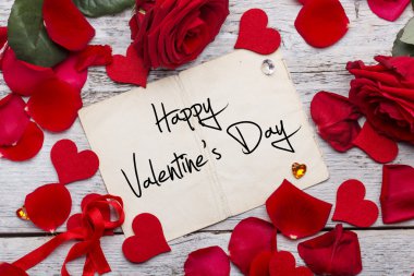 Sevgililer günü kartı.