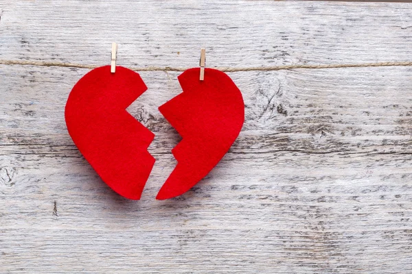 Broken heart — Stock Photo, Image