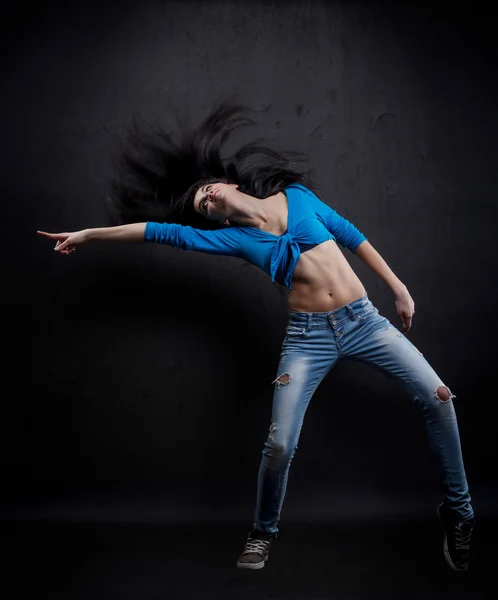 Girl dancing — Stock Photo, Image