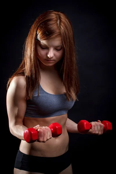 Fitness žena — Stock fotografie