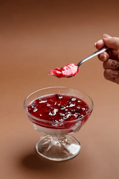 Panna cotta — Stockfoto