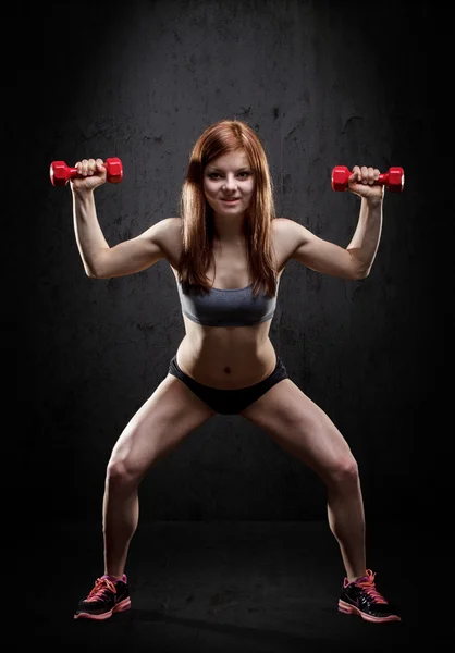 Fitness-Frau — Stockfoto