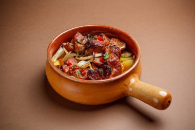 pastırma ile fırında patates