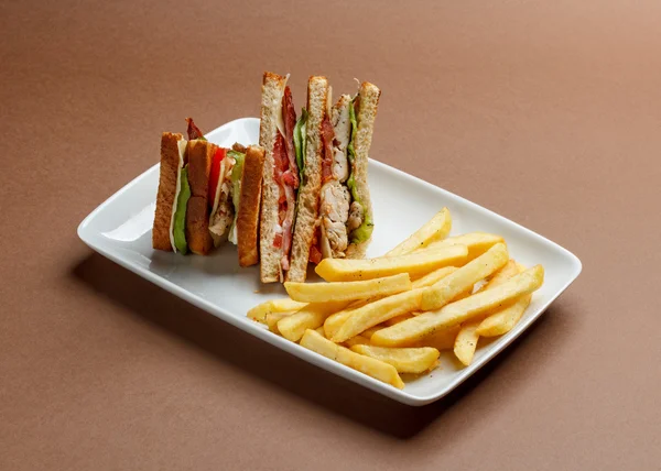 Clube sanduíche — Fotografia de Stock