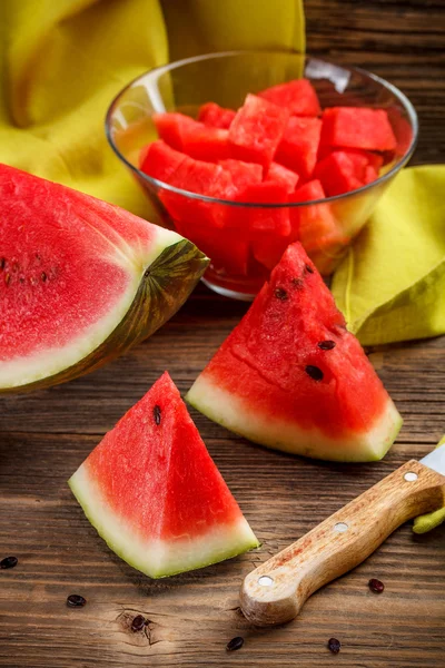 Reife Wassermelonen — Stockfoto