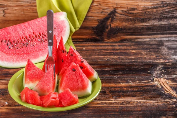 Watermelon triangle — Stock Photo, Image